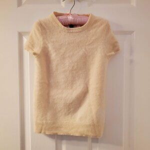 Cashmere short sleeve sweater